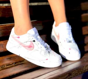 air force 1 baffo rosa