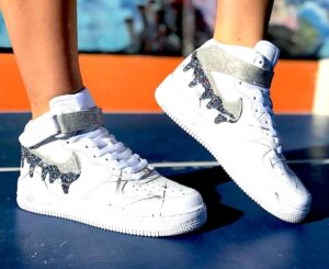 Nike Air Force One Custom MID Glitter Multicolor