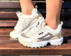 Fila Personalizzate Disruptor Lurex Oro 
