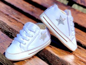 converse personalizzate neonata