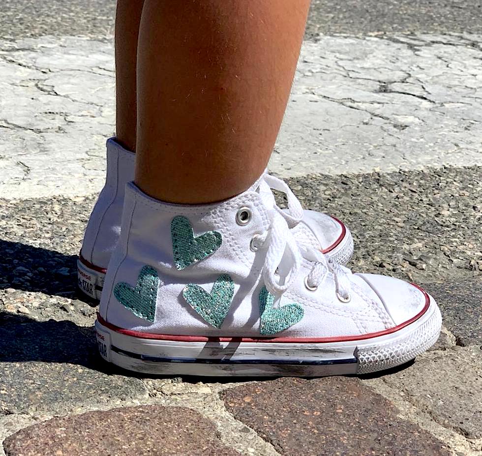 converse bambino 1 anno zampe