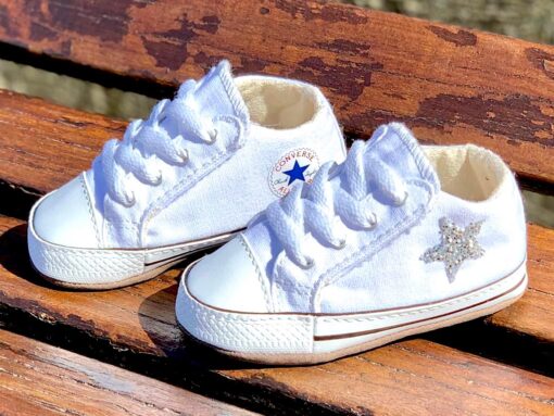 Converse All Star Personalizzate Bambino Stellina & Borchie