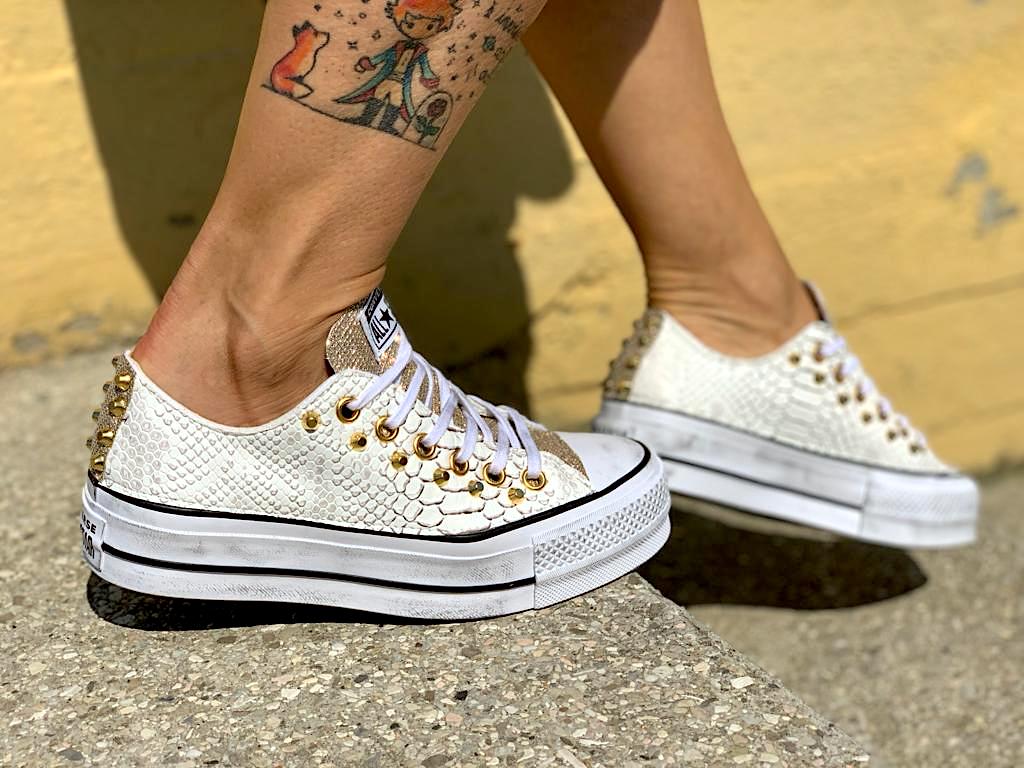 Converse All Star Custom LOW Off-White | Lillylab scarpe personalizzate
