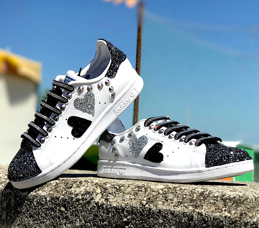 adidas stan smith personalizzate glitter