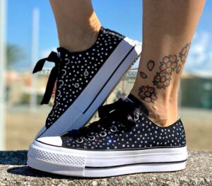 All star platform rosse sale