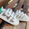 Adidas Stan Smith Personalizzate Kids Cuoricini Glitter Multicolor