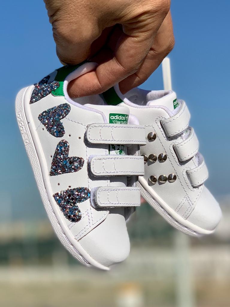 adidas stan smith personalizzate glitter