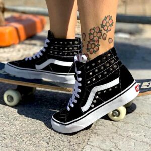 vans platform borchie