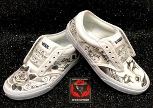 Vans Custom Old Skool Atwood Dipinta A Mano 