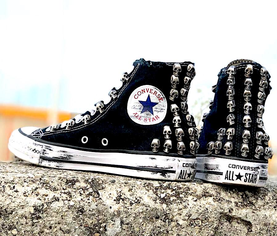 all star personalizzate borchie