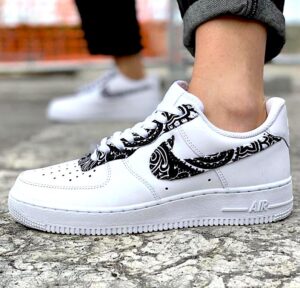 Nike Air Force One Custom Bandana Nera