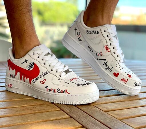 nike court royale baffo rosso