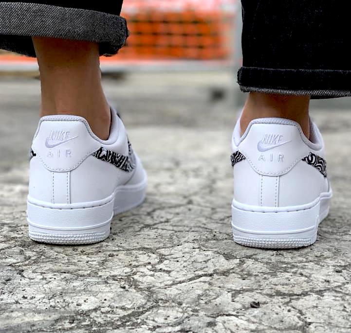 Nike Air Force One Custom Bandana Nera