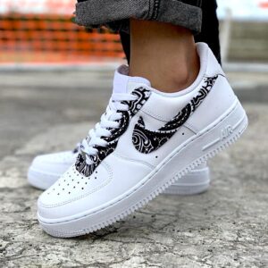 Nike Air Force One Custom Bandana Nera