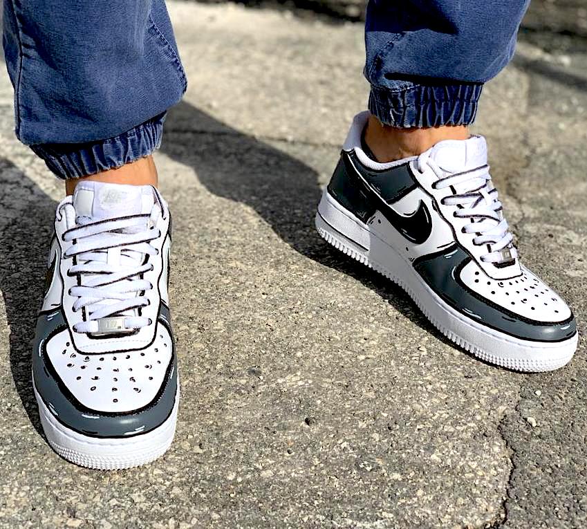 Air force basse nere e bianche discount