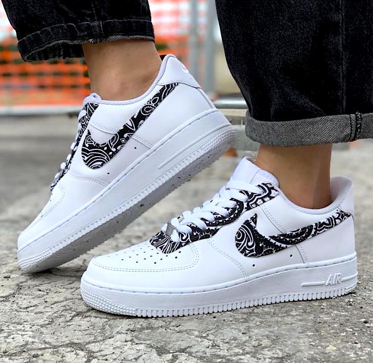 nike air force with bandana