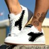 Diadora Personalizzate Game P Inserti in Tessuto Nero & Borchie