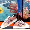 Adidas Superstar Personalizzate Glitter Rosa & Bande Specchiato Lilla
