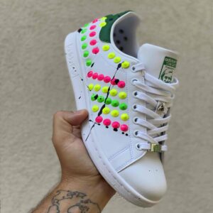 Adidas Stan Smith Personalizzate Total Borchie Multicolor Dirty
