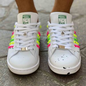 Adidas Stan Smith Personalizzate Total Borchie Multicolor Dirty
