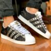 Adidas Superstar Personalizzate Camouflage Bande Specchio & Borchie Brunite