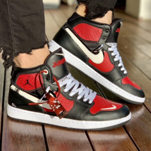 Nike Jordan Custom Doppio Swoosh & Laccetti Bianchi