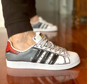 Adidas Superstar Custom | LLab scarpe personalizzate سوق الطيور الدمام