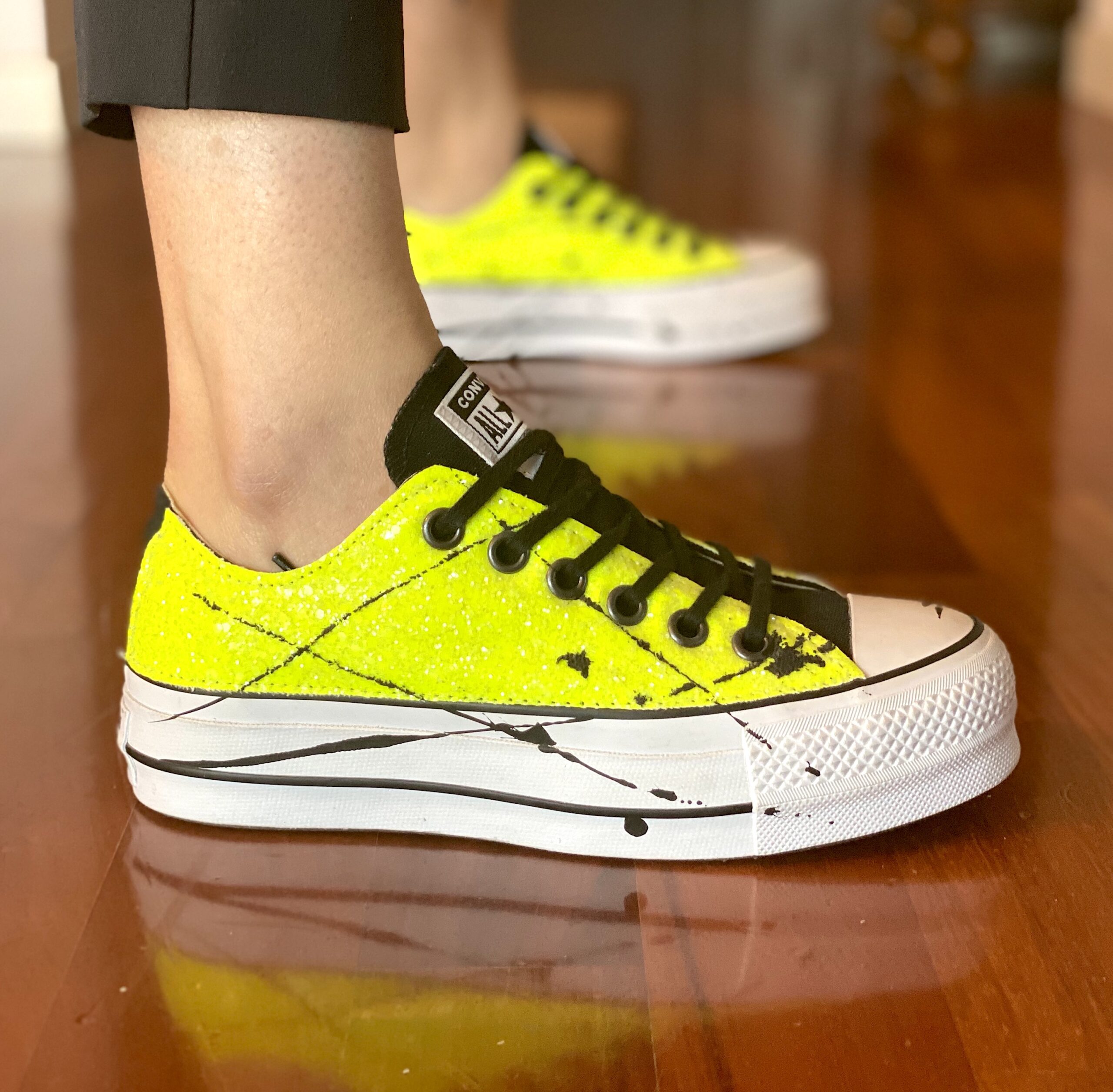 converse giallo fluo