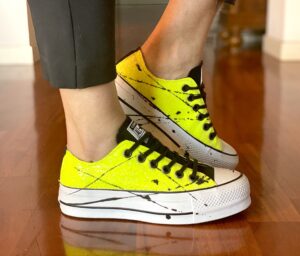 converse all star giallo fluo