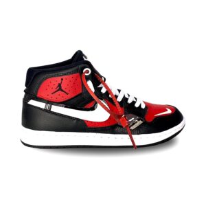 Nike Jordan Custom Doppio Swoosh & Laccetti Bianchi