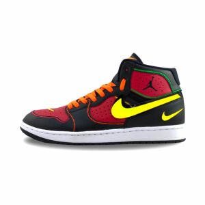 Nike Jordan Custom Doppio Swoosh & Laccetti Arancio Fluo