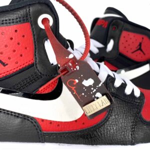 Nike Jordan Custom Doppio Swoosh & Laccetti Bianchi