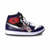 Nike Jordan Custom Doppio Swoosh Specchiato & Laccetti Bianchi
