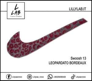 Nike Swoosh | 13 - Leopardato Bordeaux