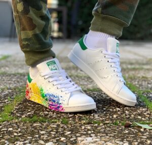 Adidas Stan Smith Personalizzate Splash | LLab Scarpe Personalizzate