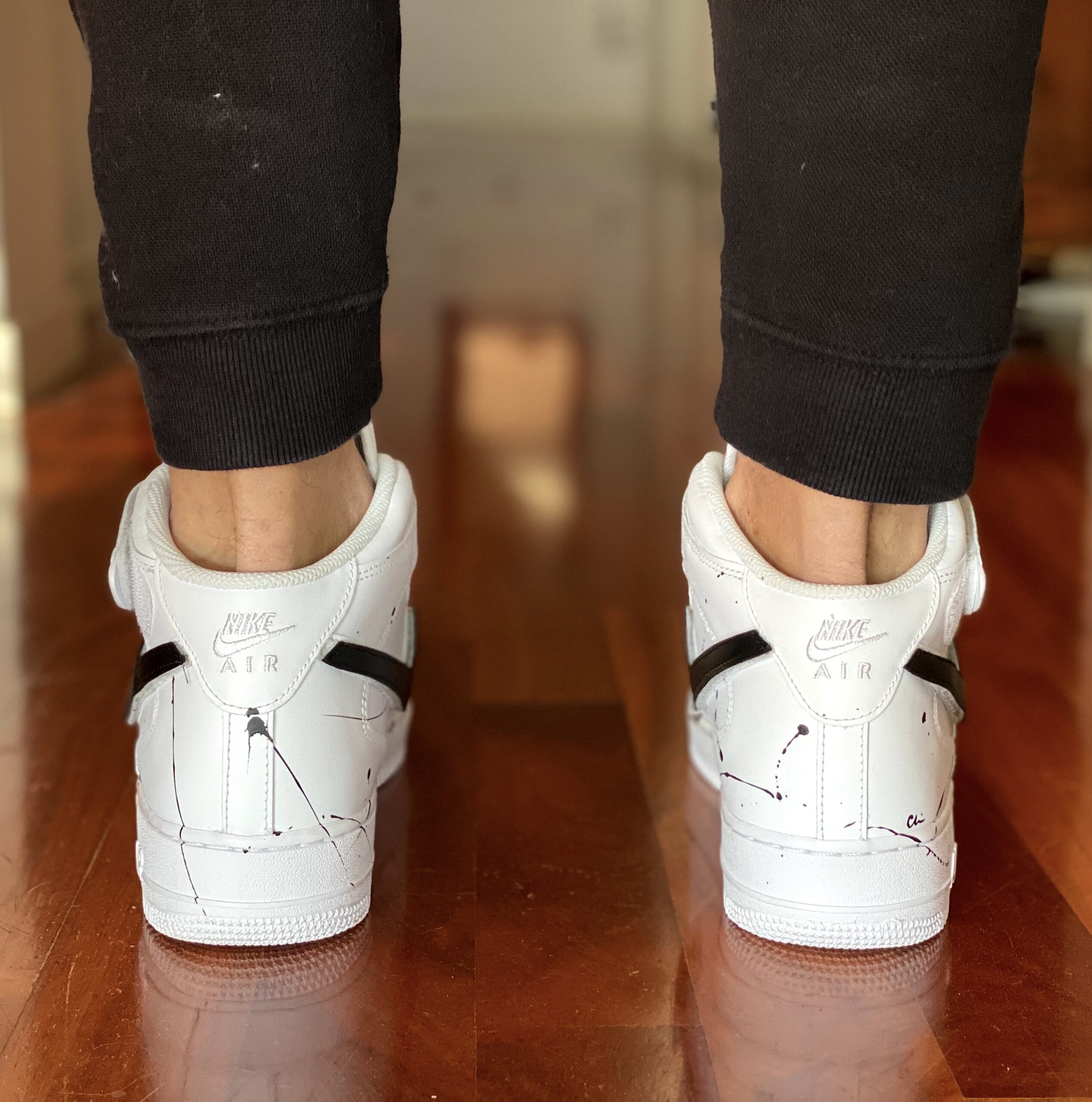 Nike Air Force One Custom MID Swoosh Intercambiabili