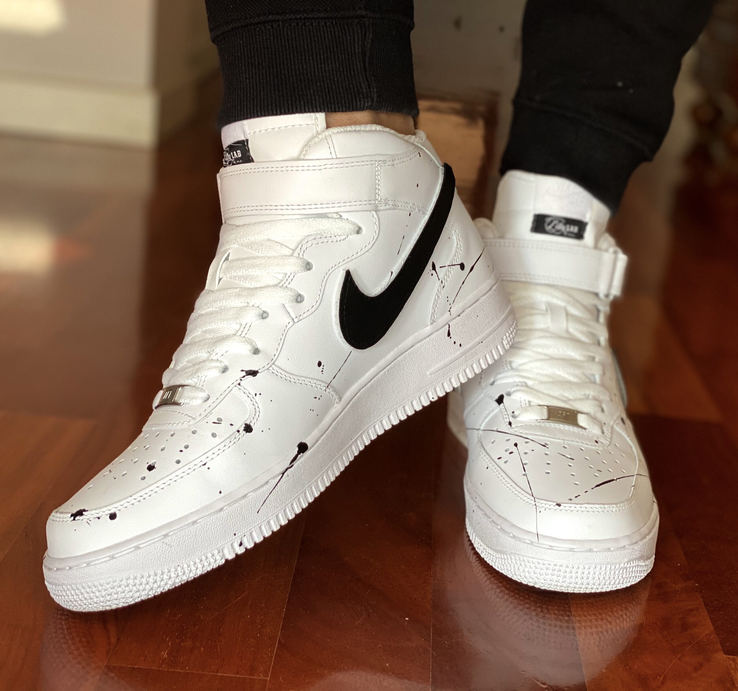 Nike Air Force One Custom MID Swoosh Intercambiabili