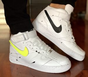Nike Air Force One Custom MID Swoosh Intercambiabili