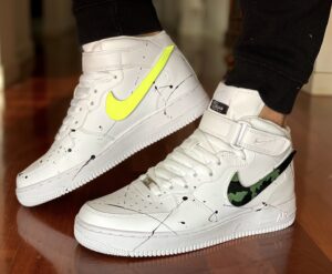 Nike Air Force One Custom MID Swoosh Intercambiabili