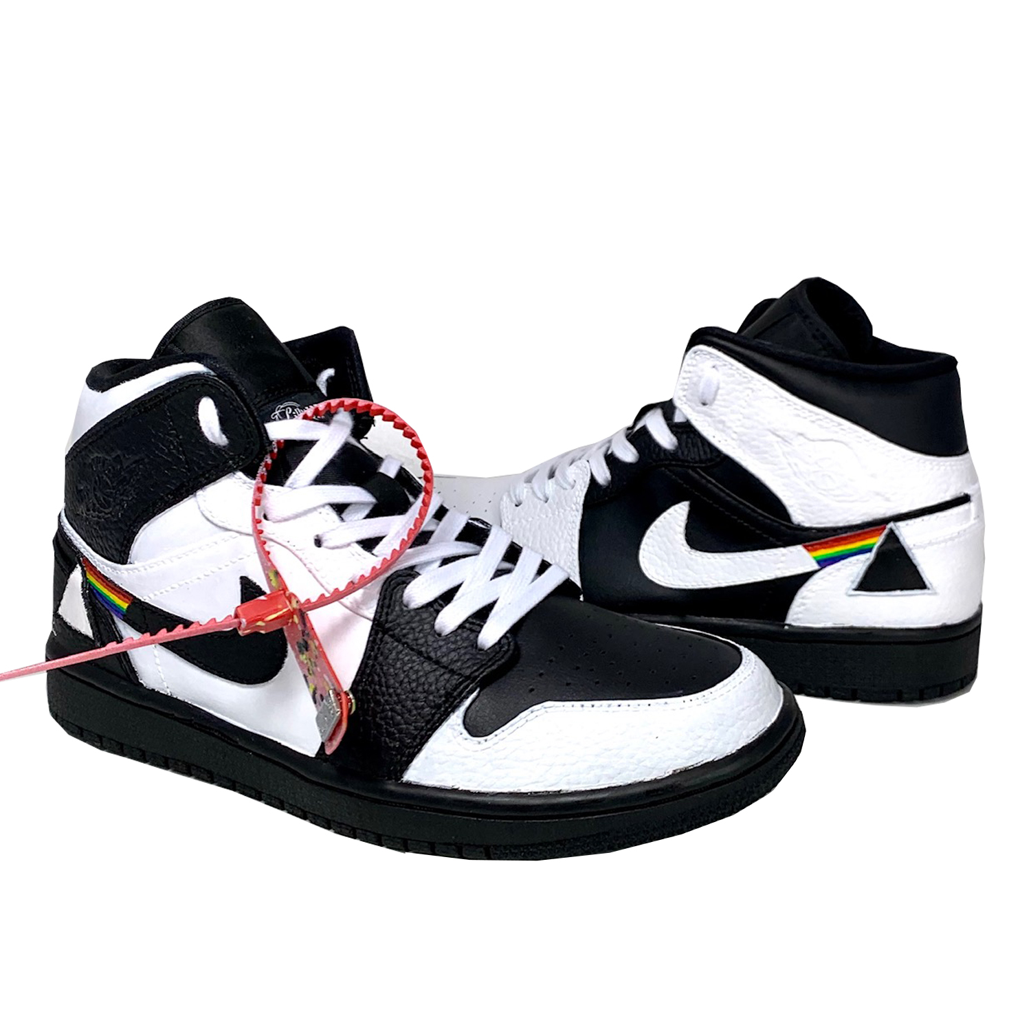 Nike Jordan 1 Custom Black & White