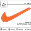 Nike Swoosh | 07 - Glitter Arancio Fluo