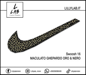Nike Swoosh | 15 - Maculato Ghepardo Oro & Nero