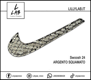 Nike Swoosh | 24 - Argento Squamato