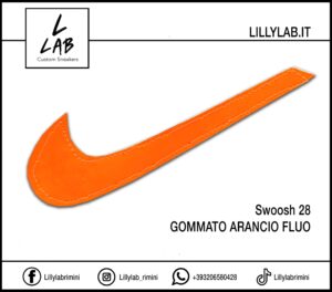 Nike Swoosh | 28 - Gommato Arancio Fluo