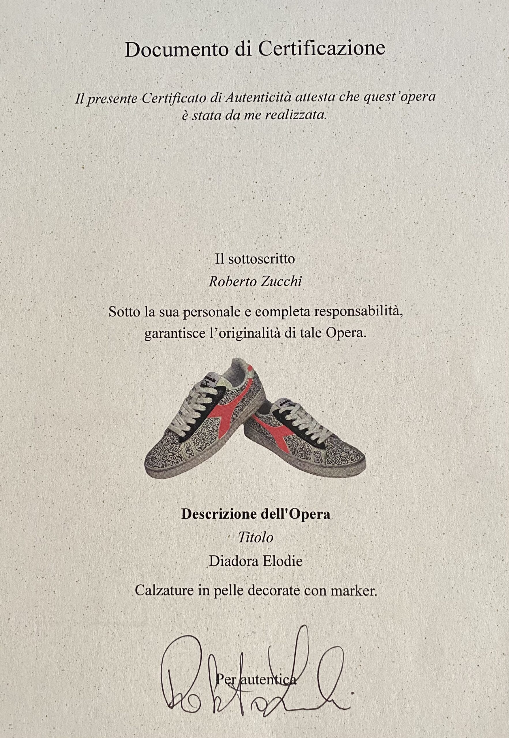 Diadora Personalizzate Byro Art Collection - Elodie