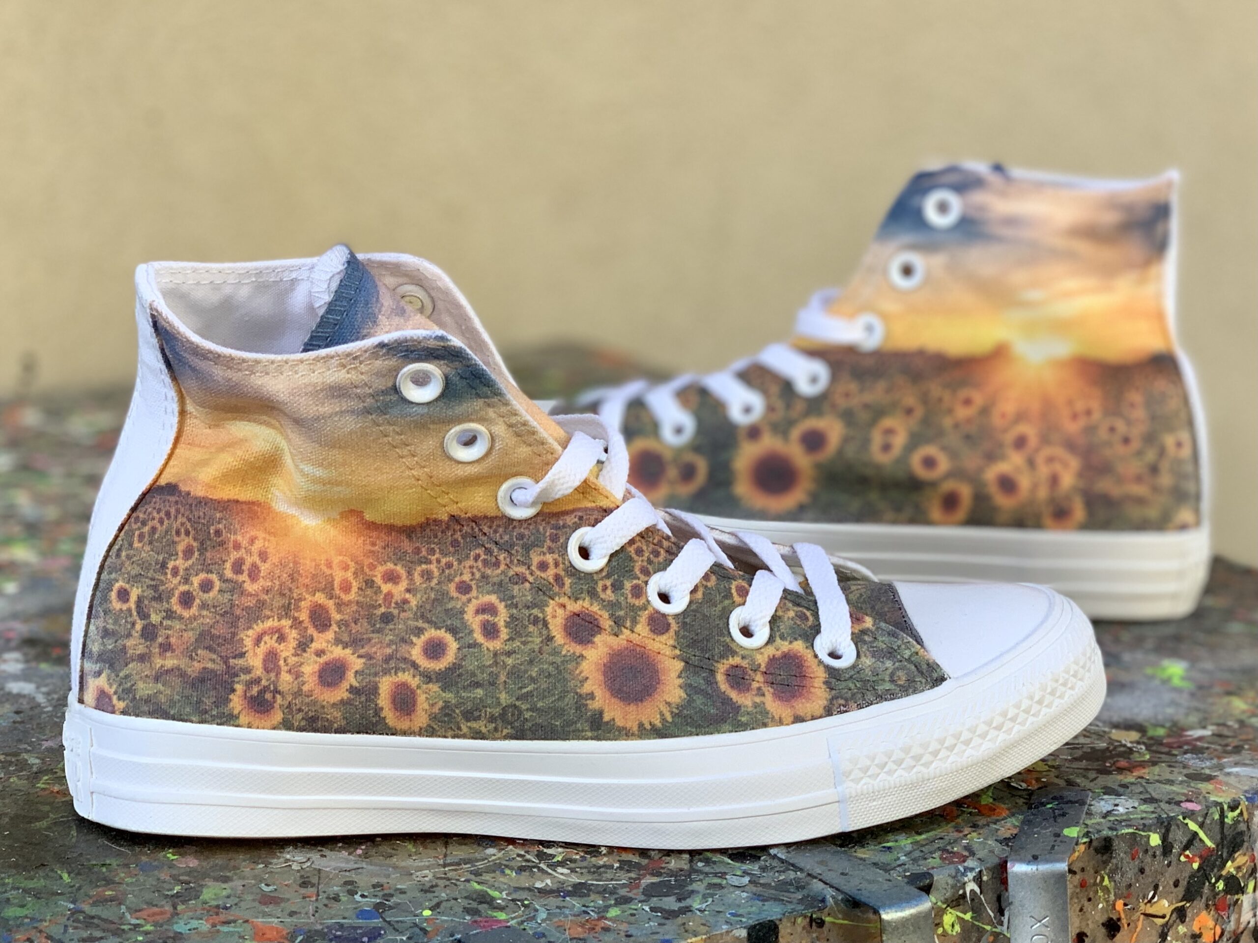 Converse all best sale star arancioni fluo