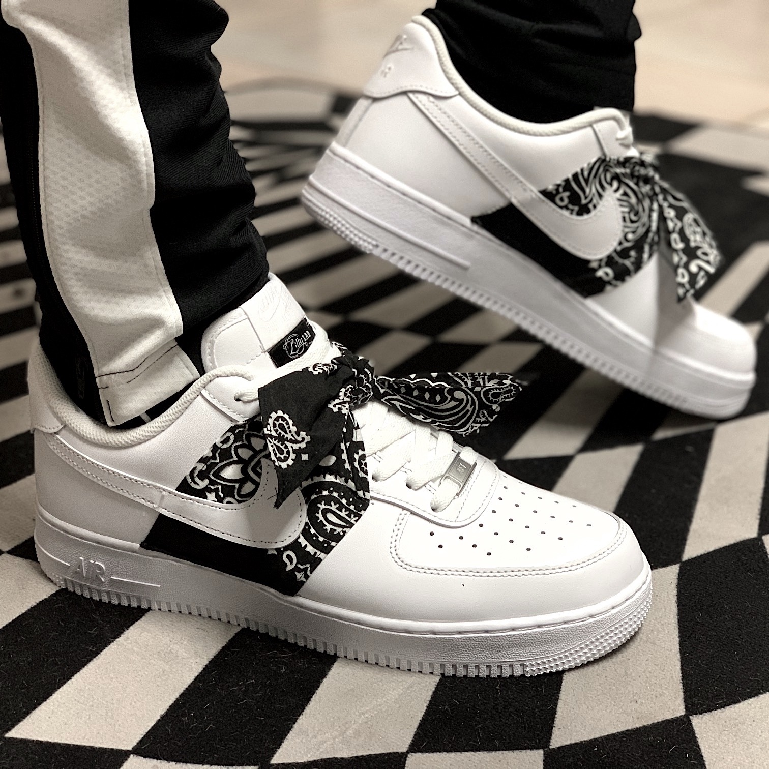 bandana air force ones