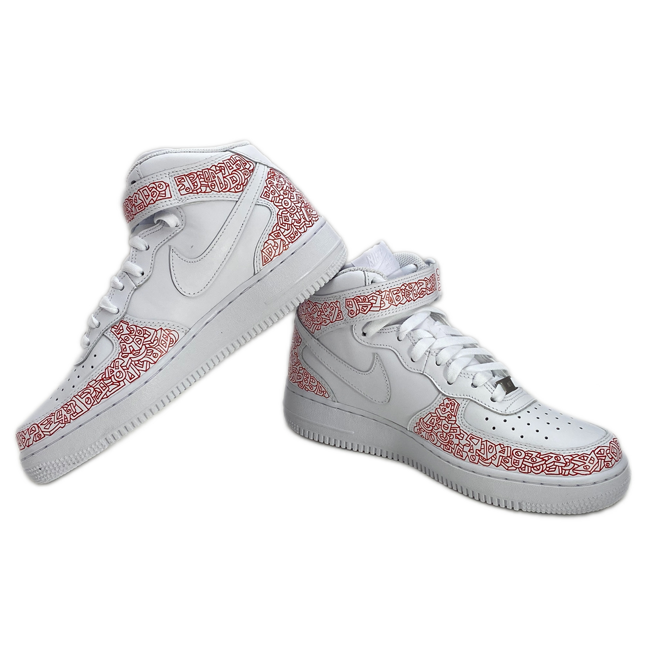 Nike Air Force One Custom Mid Byro Art Collection - Nicole