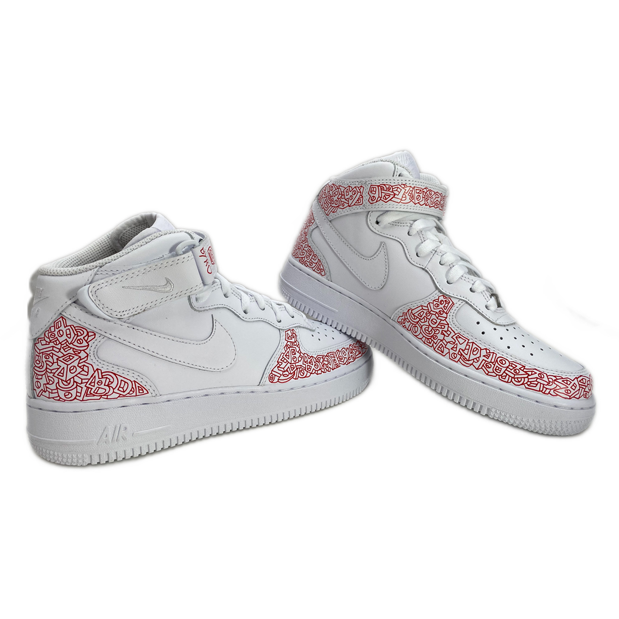 Nike Air Force One Custom Mid Byro Art Collection - Nicole