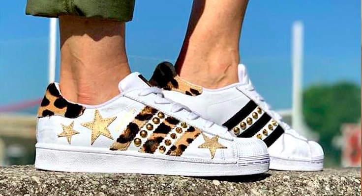 Adidas Superstar Custom | LLab scarpe personalizzate سير مشي كهربائي